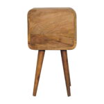 Mini Oak-ish Curved Bedside - Image 8