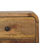 Mini Curve Oak-ish Floating Bedside - Image 4