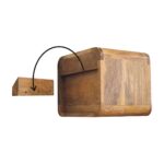 Mini Curve Oak-ish Floating Bedside - Image 9