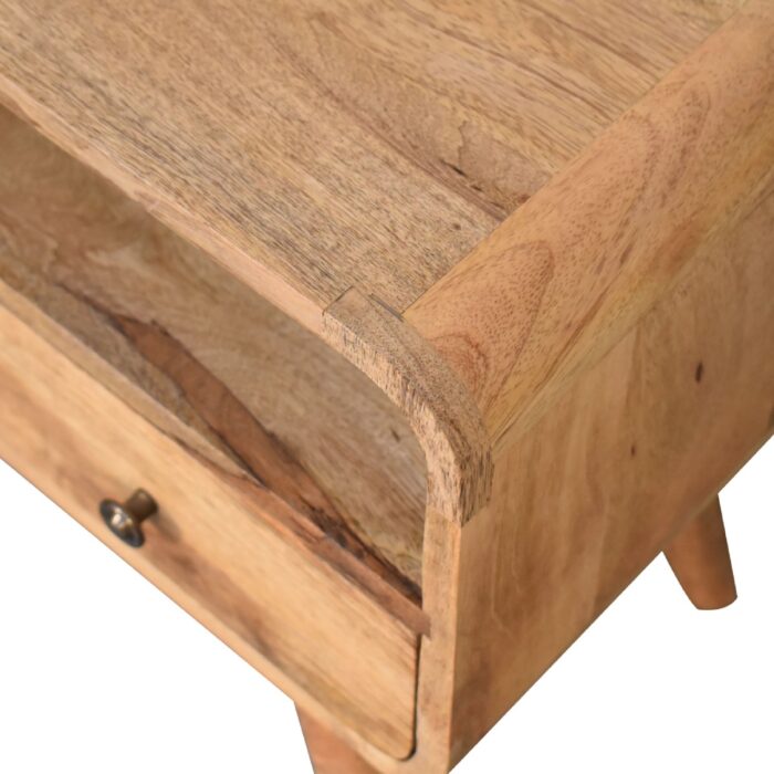 Mini Curved Oak-ish Media Unit - Image 5