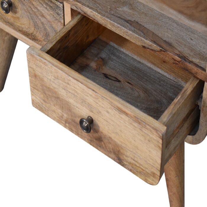 Mini Curved Oak-ish Media Unit - Image 6