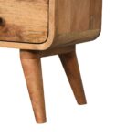 Mini Curved Oak-ish Media Unit - Image 7