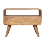 Mini Curved Oak-ish Media Unit - Image 9