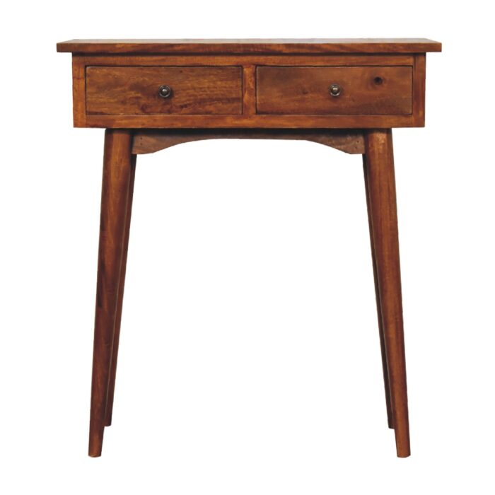 Mini Chestnut Hallway Console - Image 1