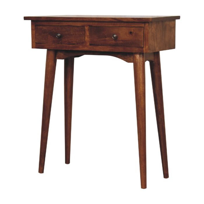 Mini Chestnut Hallway Console - Image 2