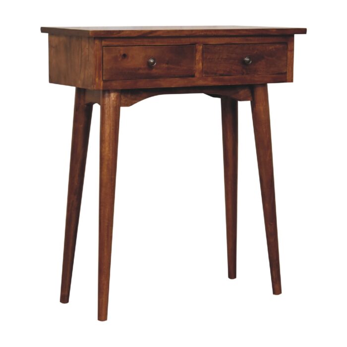 Mini Chestnut Hallway Console - Image 3