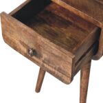 Mini Grey Wash Curve Open Bedside - Image 5