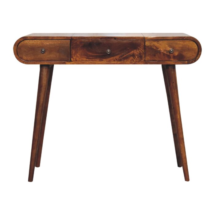 Chestnut Mirror Dressing Table - Image 2
