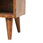 Mini Manila Gold 1 Drawer Bedside - Image 7