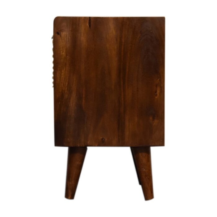 Mini Manila Gold 1 Drawer Bedside - Image 8