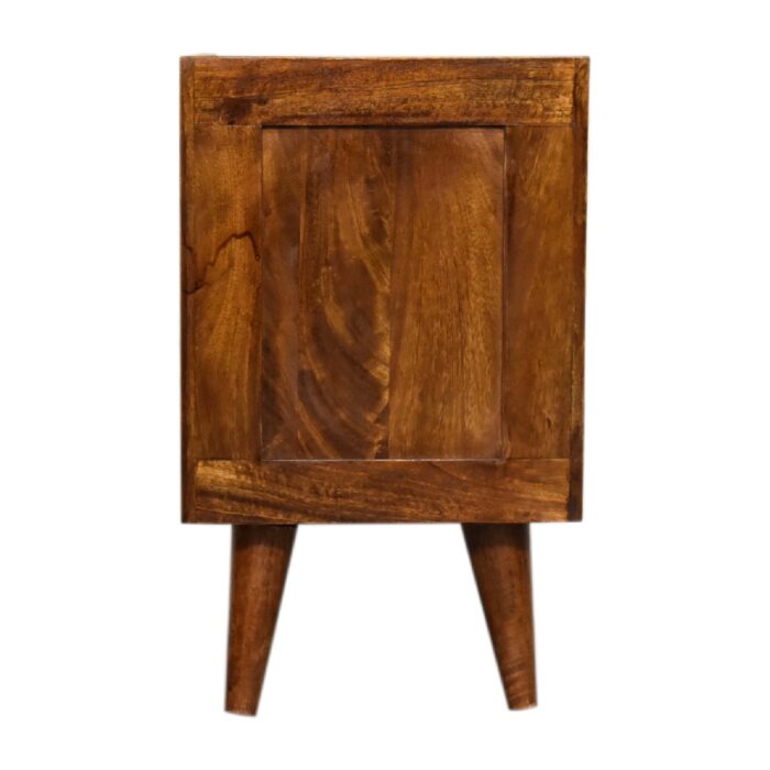 Mini Manila Gold 1 Drawer Bedside - Image 9