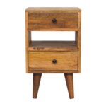 Mini Classic Multi Oak-ish Bedside