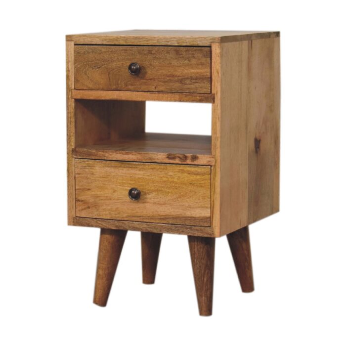 Mini Classic Multi Oak-ish Bedside - Image 3