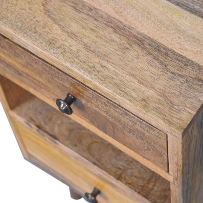 Mini Classic Multi Oak-ish Bedside - Image 5