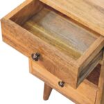 Mini Classic Multi Oak-ish Bedside - Image 6