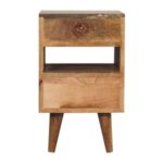Mini Classic Multi Oak-ish Bedside - Image 9