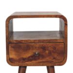 Mini Chestnut Curve Open Bedside - Image 5