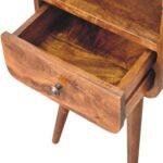 Mini Chestnut Curve Open Bedside - Image 6
