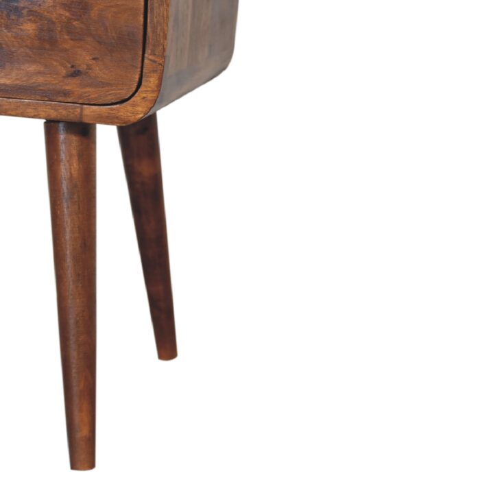 Mini Chestnut Curve Open Bedside - Image 7
