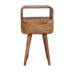Mini Oakish Curve Open Bedside - Image 9