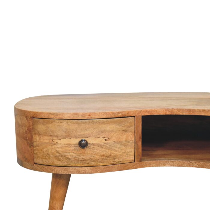 Oak-ish Wave Coffee Table - Image 4