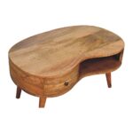 Oak-ish Wave Coffee Table - Image 5