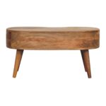 Oak-ish Wave Coffee Table - Image 9