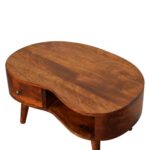 Mini Chesnut Wave Coffee Table - Image 5