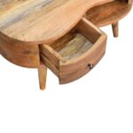 Mini Oak-ish Wave Coffee Table - Image 6