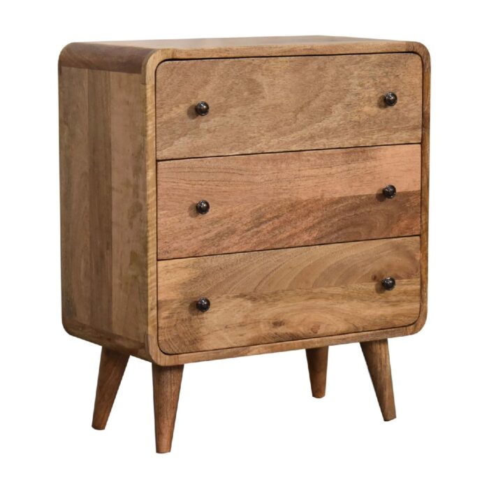 Mini Curved Oak-ish Chest - Image 2