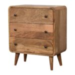Mini Curved Oak-ish Chest - Image 3