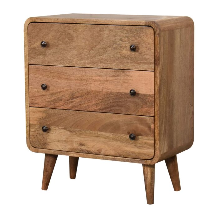 Mini Curved Oak-ish Chest - Image 3