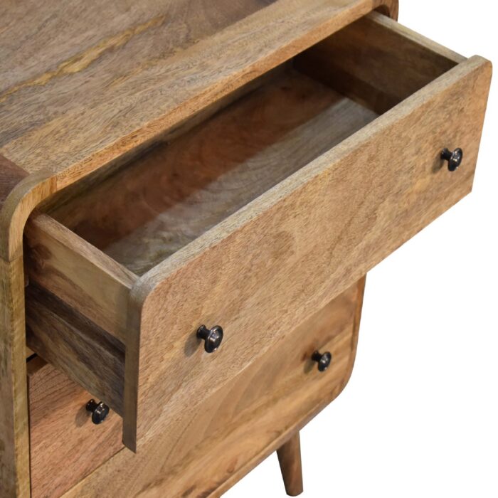 Mini Curved Oak-ish Chest - Image 6