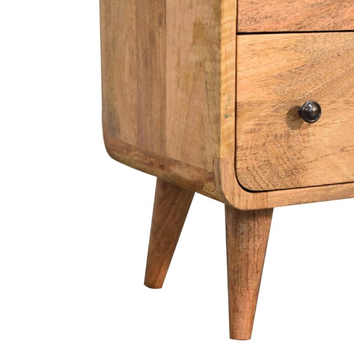 Mini Curved Oak-ish Chest - Image 7
