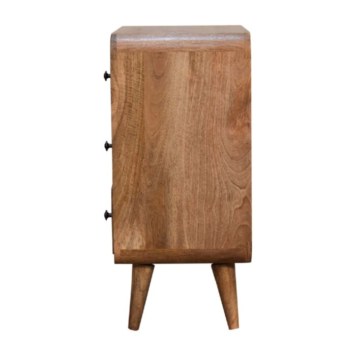 Mini Curved Oak-ish Chest - Image 8