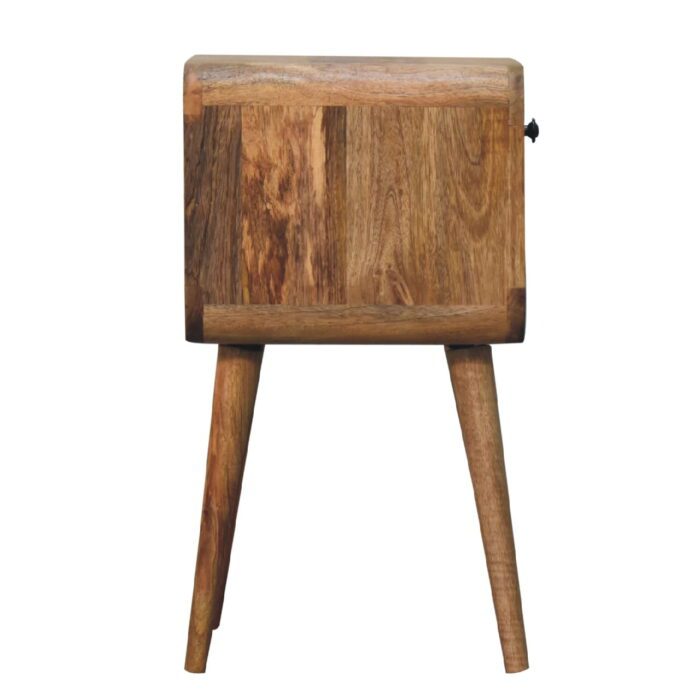 Mini Oak-ish Curve Lower Bedside - Image 8