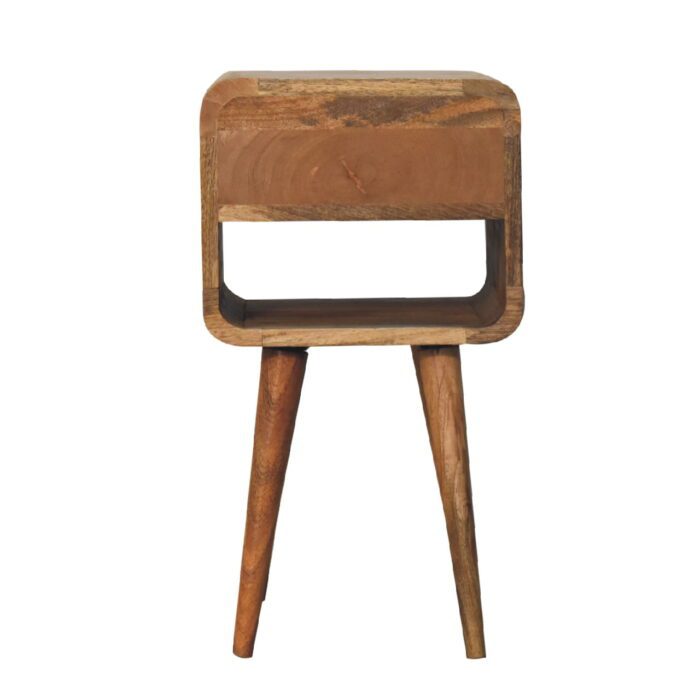 Mini Oak-ish Curve Lower Bedside - Image 9