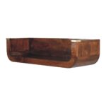 Indira Chestnut Floating Console - Image 3