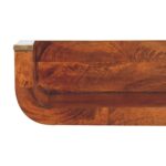 Indira Chestnut Floating Console - Image 6