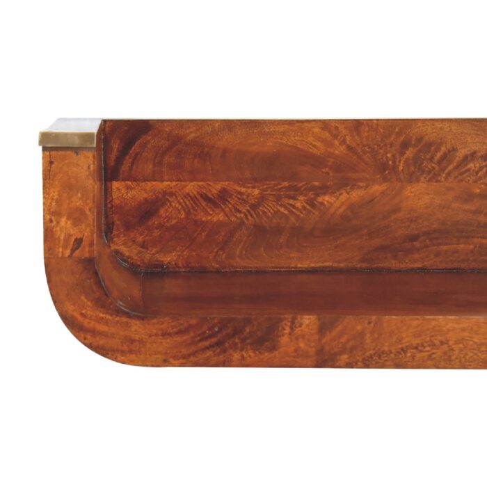 Indira Chestnut Floating Console - Image 6