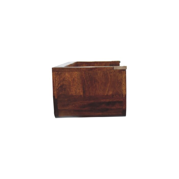 Indira Chestnut Floating Console - Image 8