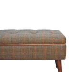 Multi Tweed Buffalo Pipe Bench - Image 4
