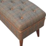 Multi Tweed Buffalo Pipe Bench - Image 5
