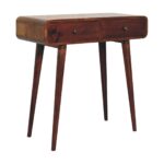 Chestnut Curved Hallway Table - Image 2