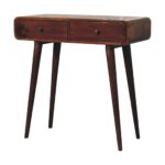 Chestnut Curved Hallway Table - Image 3