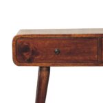 Chestnut Curved Hallway Table - Image 4