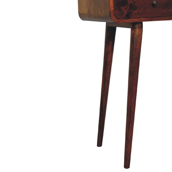 Chestnut Curved Hallway Table - Image 7