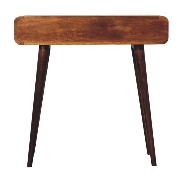 Chestnut Curved Hallway Table - Image 9