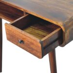 Curved Chestnut Writing Desk - Image 6