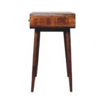 Curved Chestnut Writing Desk - Image 8